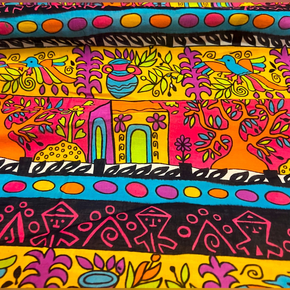 RARE GORGEOUS 💙💓🧡❤️💛 Steven Hein Australia Beach Wrap SARONG 43x 70” Fabric